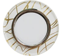 Встраиваемый светильник General Lighting Systems с подсветкой GX53, 123х45мм, золотая роспись, IP20 GCL-GX53-H38-BL-10 661148