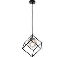 Подвесной светильник Rivoli Moon 5145201 1хЕ14 40 Вт черный лофт кантри потолочный Б0054981