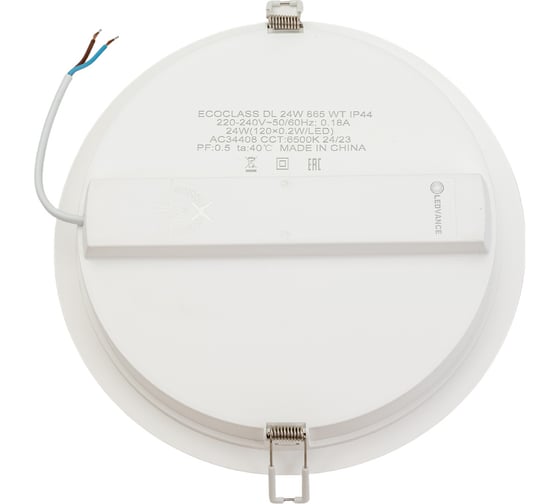 Светодиодный светильник LEDVANCE ECOCLASS DL 24W 865 WT IP44 4058075644335