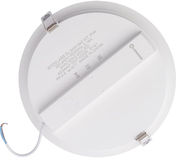 Светодиодный светильник LEDVANCE ECOCLASS DL 24W 840 WT IP44 4058075644311