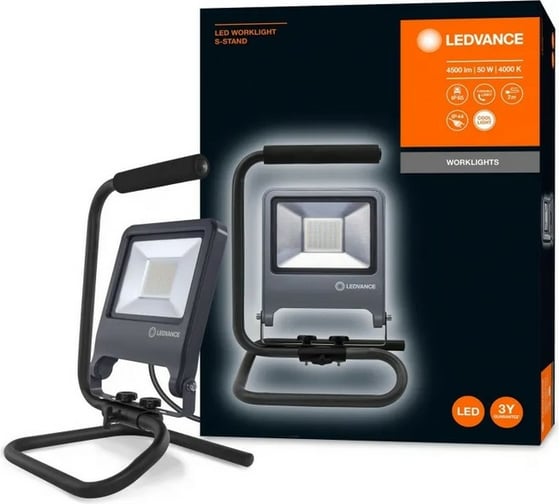 Светодиодный прожектор LEDVANCE LED WORKLIGHT 50W 840 S-STAND LEDV 4058075213876