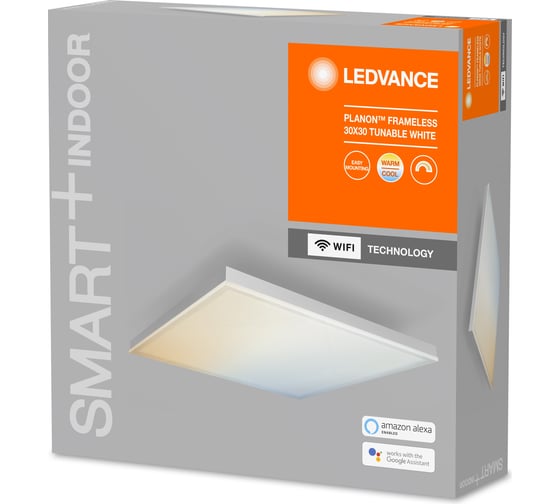 Умный светильник LEDVANCE SMART WIFI PLANON FRAMELESS 30X30T WLEDV 4058075484313