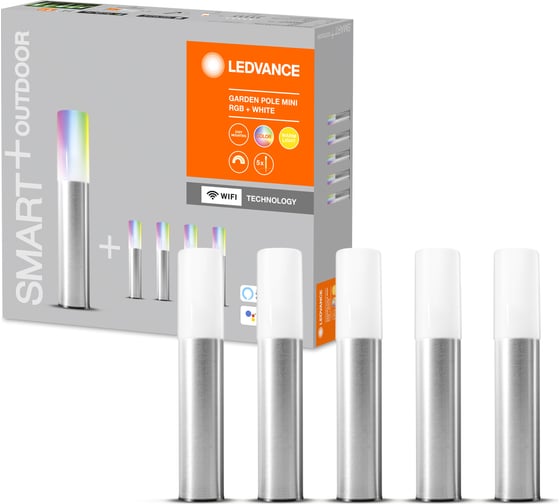 Умный уличный светильник LEDVANCE SMART WIFI GARDEN POLE MINI RGBW LEDV 4058075478190 1