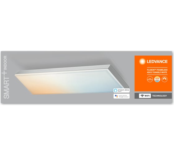 Умный светильник LEDVANCE SMART WIFI PLANON FRAMELESS 40X10TWLEDV 4058075484634