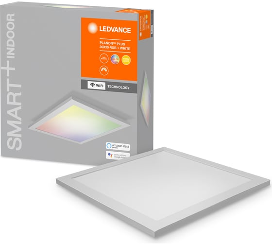 Умный светильник LEDVANCE SMART WIFI PLANON PLUS 30X30 RGBW LEDV 4058075495708 1