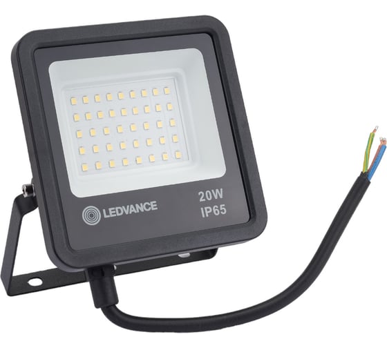 Светодиодный прожектор LEDVANCE ECOCLASS FL G2 20W 740 230V BK 4058075709256
