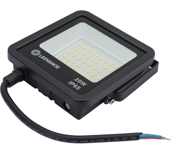 Светодиодный прожектор LEDVANCE ECOCLASS FL G2 20W 740 230V BK 4058075709256
