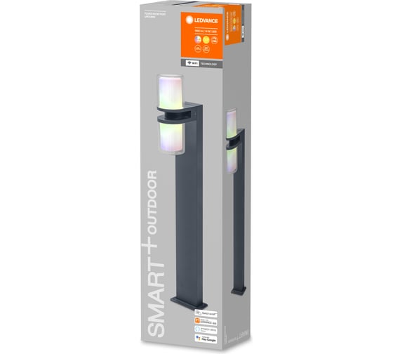 Умный уличный светильник LEDVANCE SMART OUTD WIFI UPDFLARE80CM RGBWDGLEDV 4058075564343