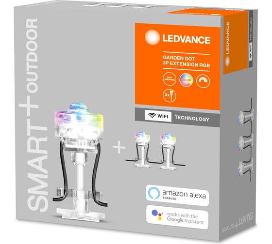 Умный уличный светильник LEDVANCE SMART WIFI GARDEN DOT RGB 3PEXT LEDV 4058075478572