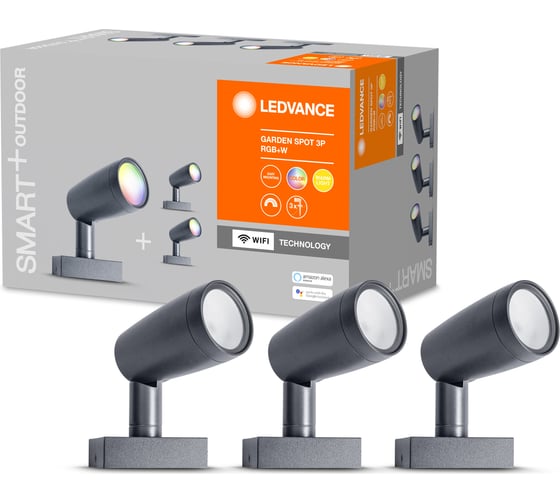 Умный уличный светильник LEDVANCE SMART WIFI GARDEN SPOT RGBW 3P DG  LEDV 4058075478497