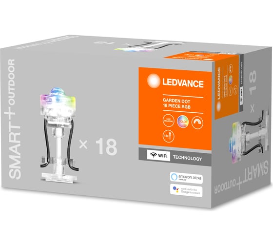 Умный уличный светильник LEDVANCE SMART WIFI GARDEN DOT RGB 18P LEDV 4058075478558