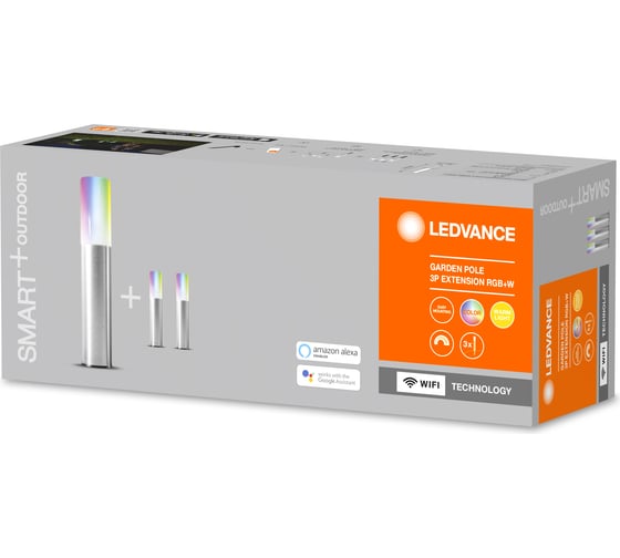 Умный уличный светильник LEDVANCE SMART WIFI GARDEN POLE RGBW 3PEXT LEDV 4058075478251
