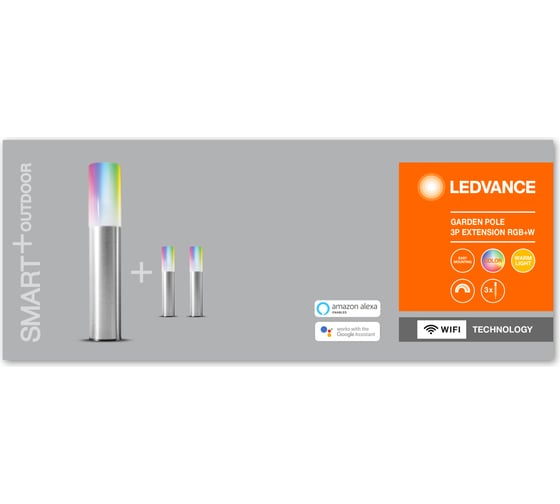 Умный уличный светильник LEDVANCE SMART WIFI GARDEN POLE RGBW 3PEXT LEDV 4058075478251