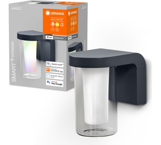 Умный уличный светильник LEDVANCE SMART OUTD WIFI CASCADEWALL RGBW DGLEDV 4058075564244 1