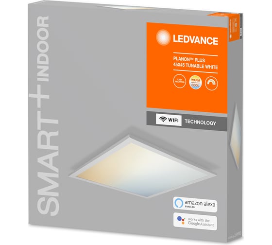 Умный светильник LEDVANCE SMART WIFI PLANON PLUS 45X45 TW LEDV 4058075525337