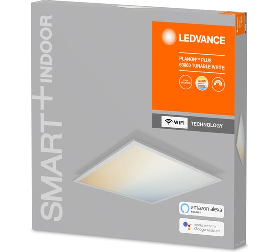 Умный светильник LEDVANCE SMART WIFI PLANON PLUS 60X60 TW LEDV 4058075525382