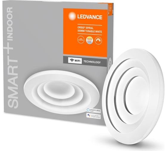 Умный светильник LEDVANCE SMART WIFI ORBIS SPIRAL RD500 TW WTLEDV 4058075486607 1