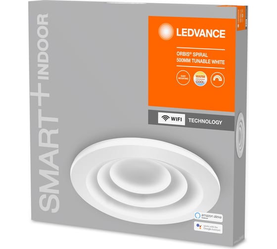 Умный светильник LEDVANCE SMART WIFI ORBIS SPIRAL RD500 TW WTLEDV 4058075486607