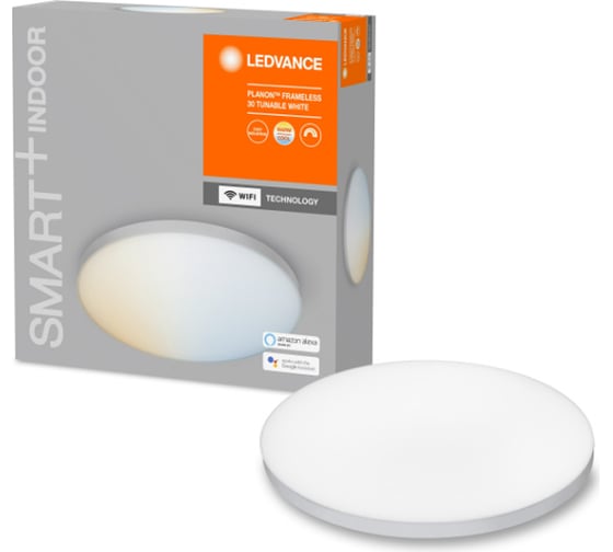 Умный светильник LEDVANCE SMART WIFI PLANON FRAMELESS RD30 TWLEDV 4058075484672