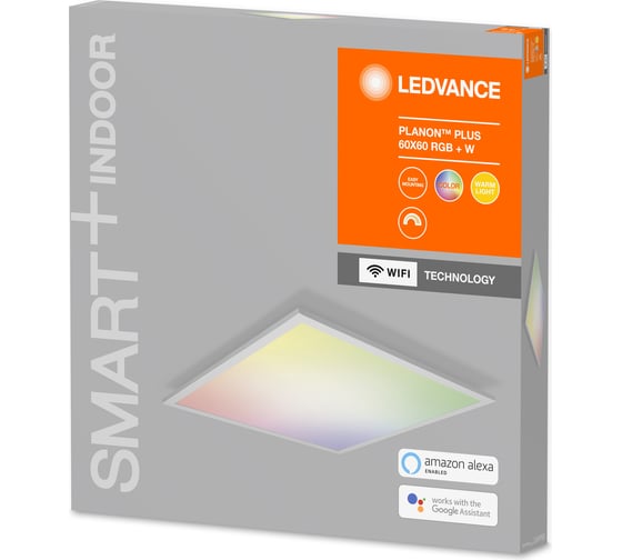Умный светильник LEDVANCE SMART WIFI PLANON PLUS 60X60 RGBW LEDV 4058075525269