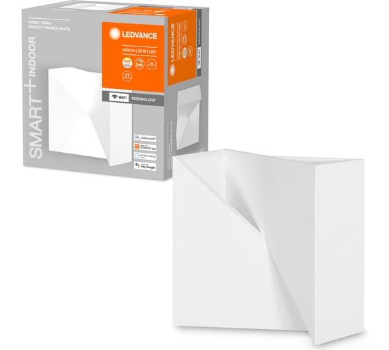 Умный светильник LEDVANCE SMART WIFI ORBISW SWAN 200X200TW WTLEDV 4058075574052 1