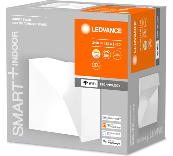 Умный светильник LEDVANCE SMART WIFI ORBISW SWAN 200X200TW WTLEDV 4058075574052