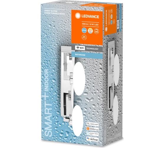 Умный светильник LEDVANCE SMART WIFI ORBIS ELYPSE340 IP44TWCRLEDV 4058075573963