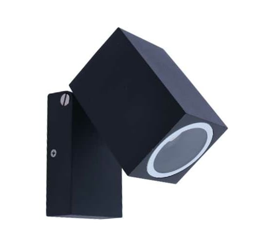 Декоративная подсветка ЭРА WL37 BK MR16/GU10, черный, для интерьера, фасадов зданий Б0054408