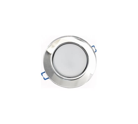 Встраиваемый светильник General Lighting Systems с подсветкой GX53, 120х42мм, круглый зеркальный, IP20 GCL-GX53-H38-BL-5 661255