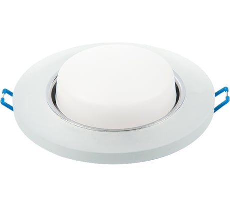 Встраиваемый светильник General Lighting Systems с подсветкой GX53, 123х45мм, круглый матовый, IP20 GCL-GX53-H38-BL-5 661152
