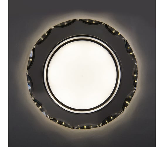 Встраиваемый светильник General Lighting Systems с подсветкой GX53, 120х42мм, фигурный зеркальный, IP20 GCL-GX53-H38-BL-6 661257