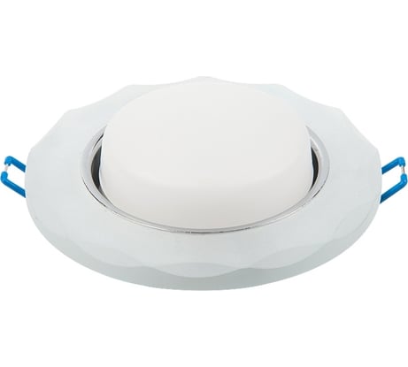Встраиваемый светильник General Lighting Systems с подсветкой GX53, 123х45мм, фигурный матовый, IP20 GCL-GX53-H38-BL-6 661153