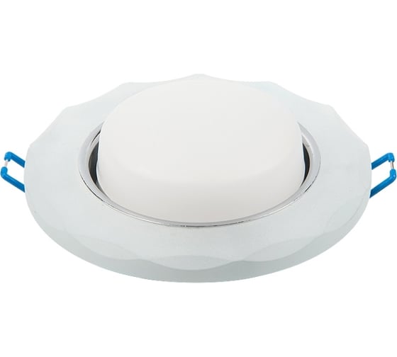 Встраиваемый светильник General Lighting Systems с подсветкой GX53, 123х45мм, фигурный матовый, IP20 GCL-GX53-H38-BL-6 661153