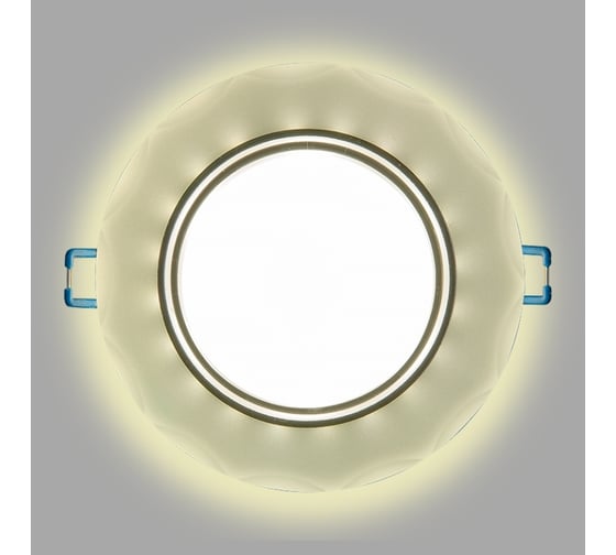 Встраиваемый светильник General Lighting Systems с подсветкой GX53, 123х45мм, фигурный матовый, IP20 GCL-GX53-H38-BL-6 661153