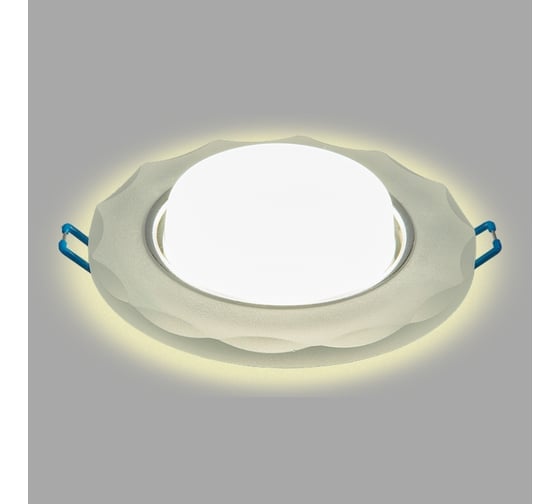 Встраиваемый светильник General Lighting Systems с подсветкой GX53, 123х45мм, фигурный матовый, IP20 GCL-GX53-H38-BL-6 661153