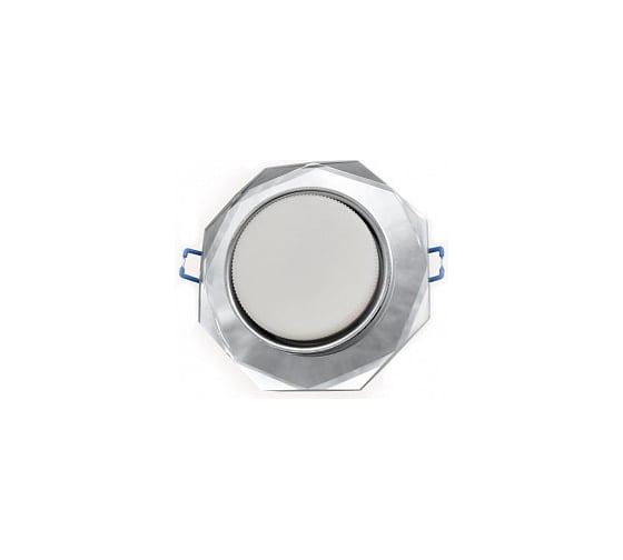 Встраиваемый светильник General Lighting Systems с подсветкой GX53, 120х42мм, граненый зеркальный, IP20 GCL-GX53-H38-BL-7 661259