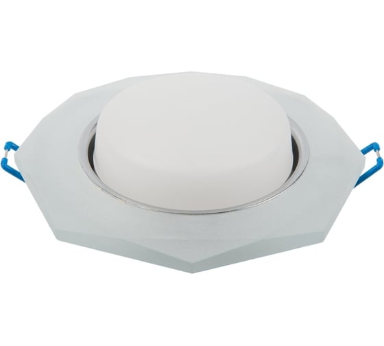 Встраиваемый светильник General Lighting Systems с подсветкой GX53, 123х45мм, граненый матовый, IP20 GCL-GX53-H38-BL-7 661154 1