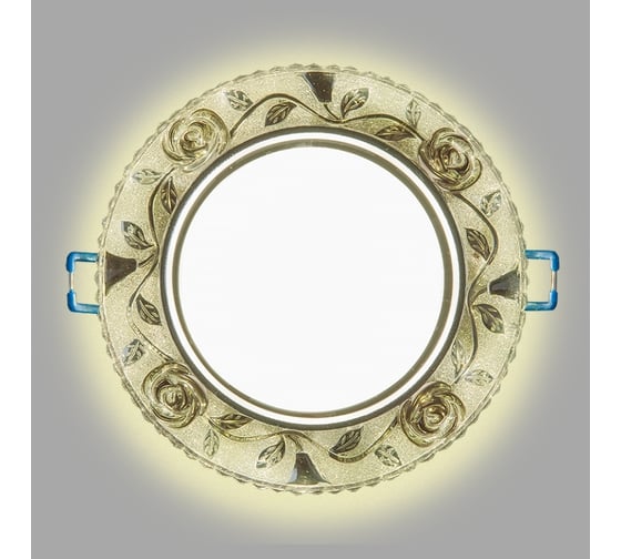 Встраиваемый светильник General Lighting Systems с подсветкой GX53, 123х45мм, темная роза, IP20 GCL-GX53-H38-BL-8 661155