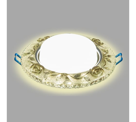Встраиваемый светильник General Lighting Systems с подсветкой GX53, 123х45мм, темная роза, IP20 GCL-GX53-H38-BL-8 661155