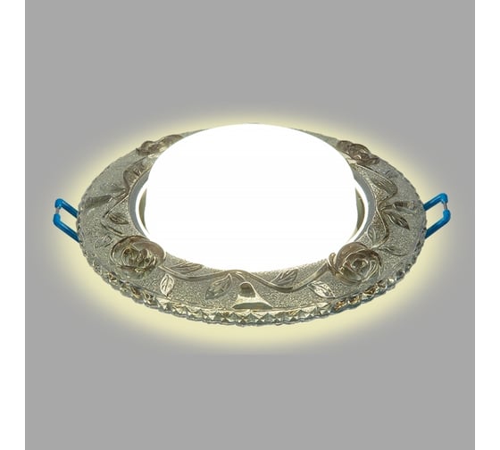 Встраиваемый светильник General Lighting Systems с подсветкой GX53, 123х45мм, темная роза, IP20 GCL-GX53-H38-BL-8 661155
