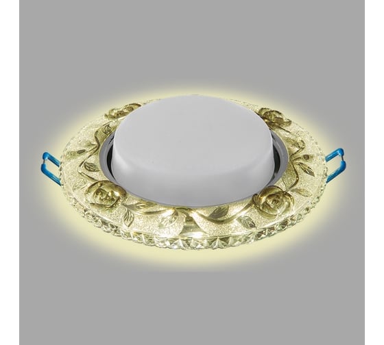 Встраиваемый светильник General Lighting Systems с подсветкой GX53, 123х45мм, темная роза, IP20 GCL-GX53-H38-BL-8 661155