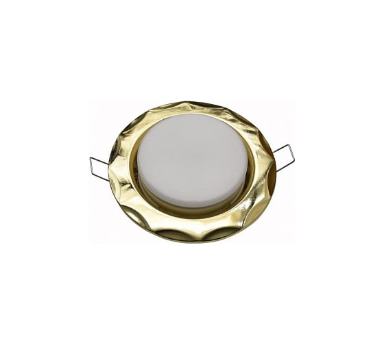 Встраиваемый светильник General Lighting Systems без подсветки GX53, 120х38мм, звезда объемная, золото, IP20 GCL-GX53-H38-G 661210