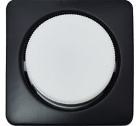 Встраиваемый светильник General Lighting Systems без подсветки GX53, 107х38мм, квадрат объемный, черный, IP20 GCL-GX53-H38-MA-BLACK 661302