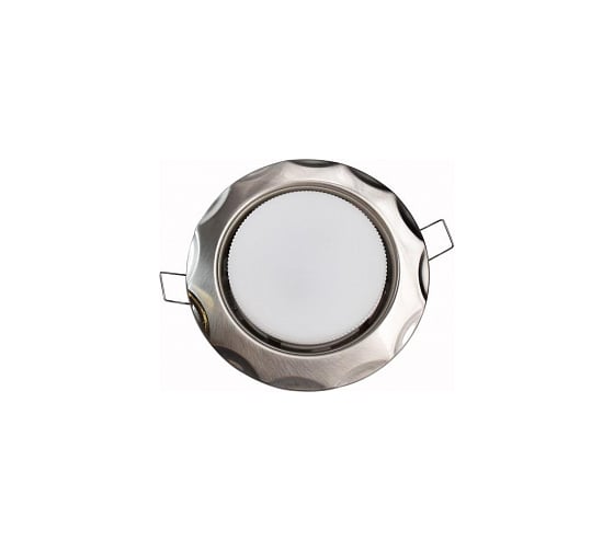 Встраиваемый светильник General Lighting Systems без подсветки GX53, 120х38мм, звезда объемная, сатин-никель, IP20 GCL-GX53-H38-SN 661211