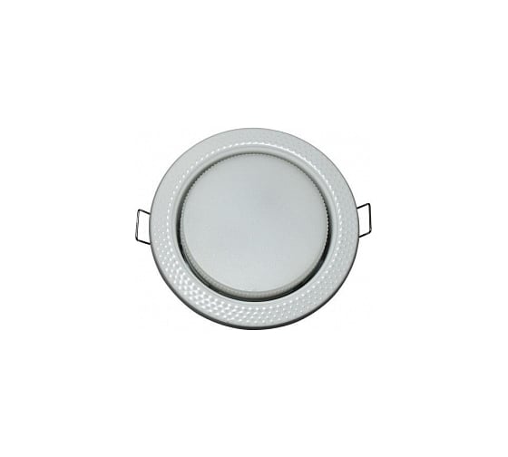 Встраиваемый светильник General Lighting Systems без подсветки GX53, 107х38мм, аверс, белый, IP20 GCL-GX53-H38-W 661216