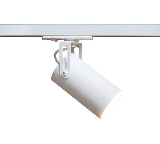 Трековый светильник на шинопроводе ООО АлТехно черный, под лампочку GU10 mollyspot TS-S-MM1_W 1