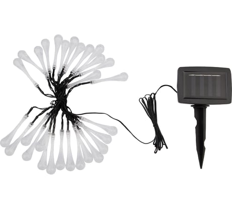 Каскад Lamper Сталактит LED 5 м с аккумулятором и солнечной панелью, IP65, 2 режима 602-239