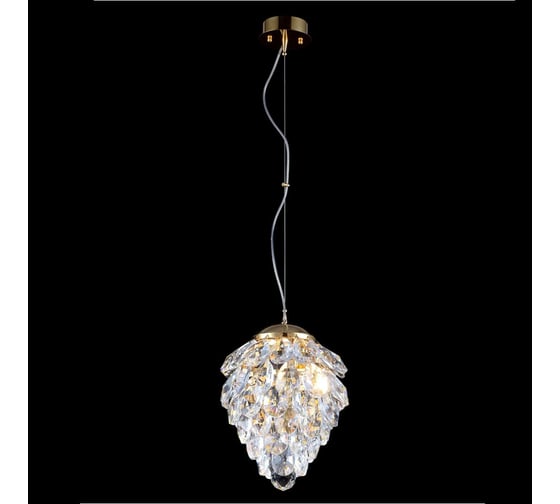 Подвесной светильник Crystal lux CHARME SP2 GOLD/TRANSPARENT 1