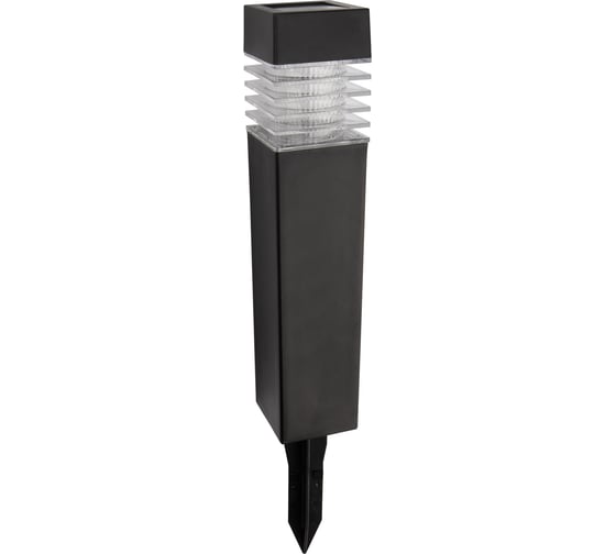 Светодиодный столбик Lamper ALBEDO LED с солнечной панелью и аккумулятором, холодное свечение 602-256