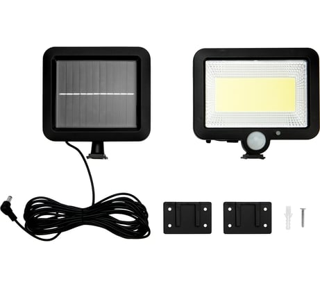 Прожектор Lamper NEW AGE LED COB 15 Вт 6500 K IP65, солнечная панель, датчики движения 602-1002